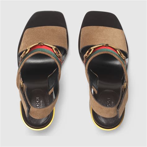 gucci rooney suede horsebit sandals|Gucci Horsebit sandals for women.